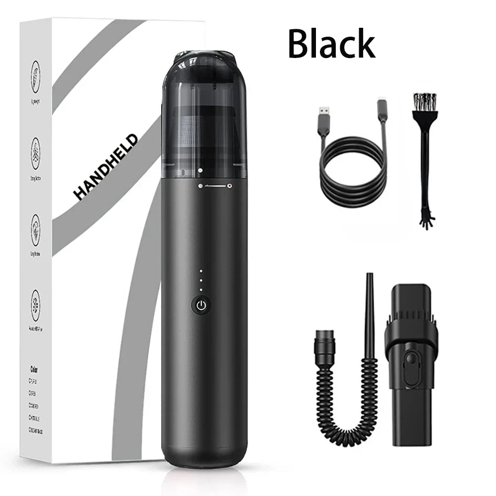 Mini Wireless Car Vacuum Cleaner Cordless Powerful Household