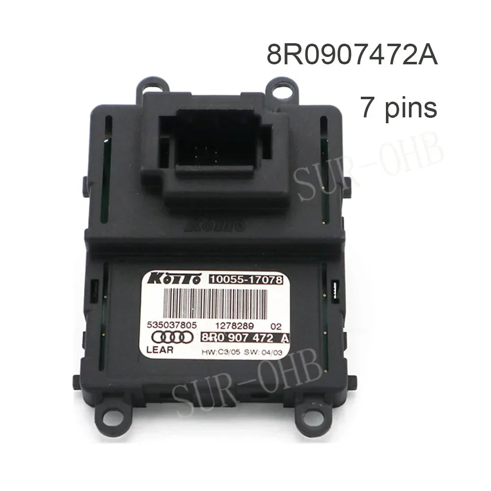LED Headlights DRL Power Supply Control Module for Audi Q5 (10056-17078, 8R0907472A)