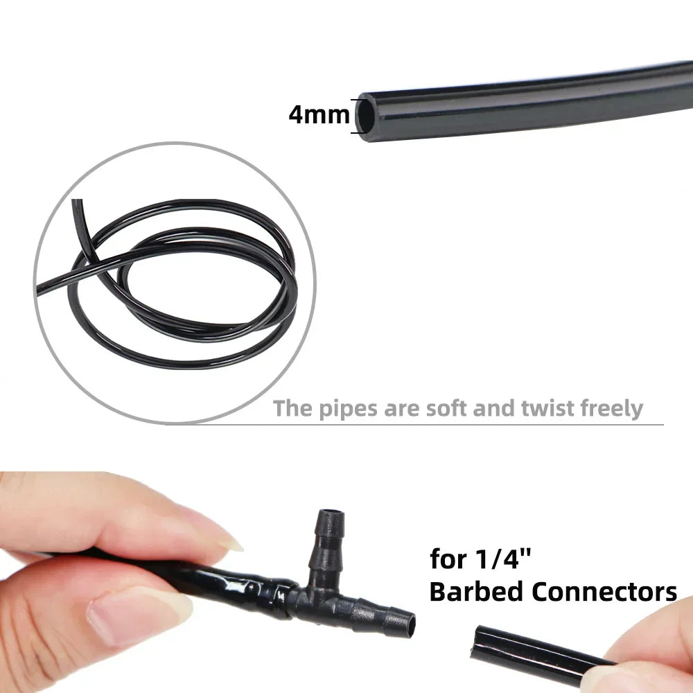 5-50m Garden Watering System 90/180/360 Degree Refraction Nozzle