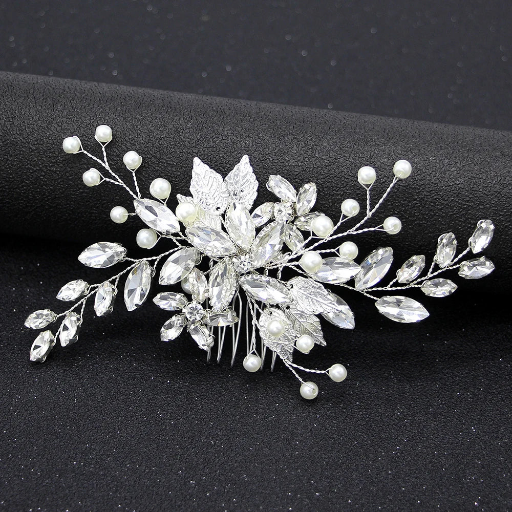 White Flower Hairpins Elegant Women Floral Style Hair