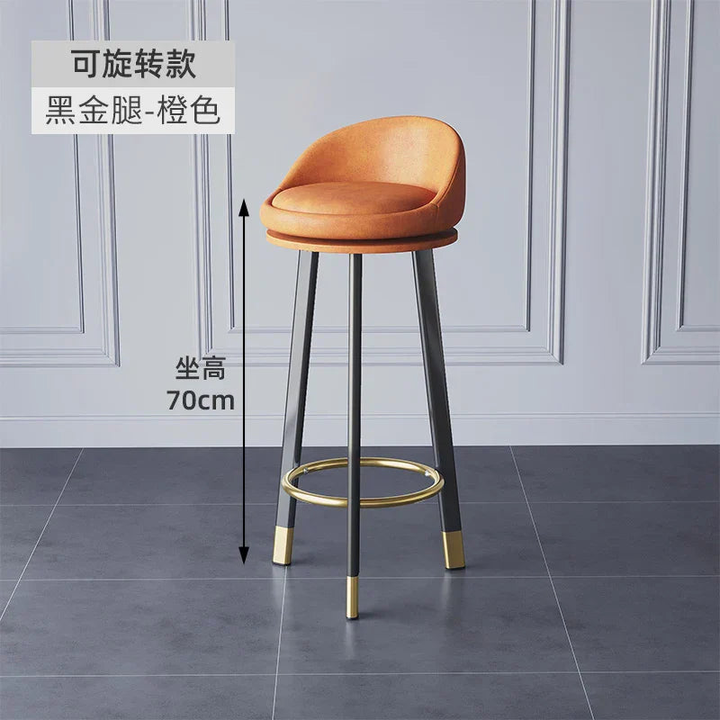 Home High Kitchen Stools Nordic Luxury Ergonomic Simple