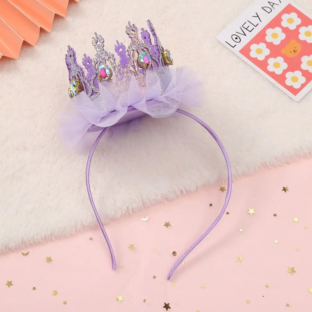 Korean Style Girl Cute Crown Headband Kids Fashion