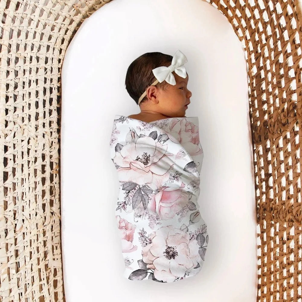 3pc/set Baby Swaddle Wrap New Born Receiving Blanket