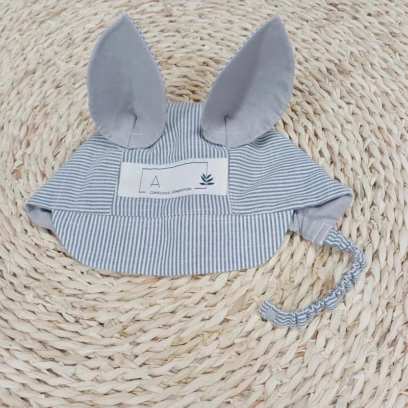 Baby Animal Ears Cute Fisherman Cap Breathable Linen