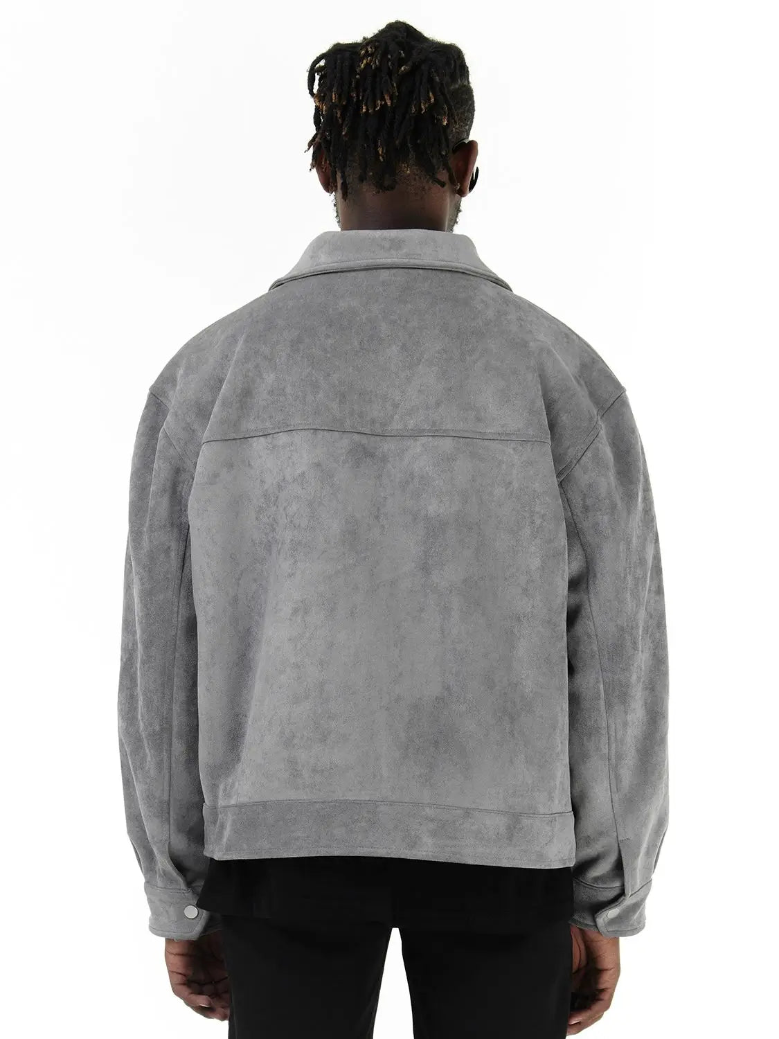 Vintage High Street Suede Material Crock Jacket With