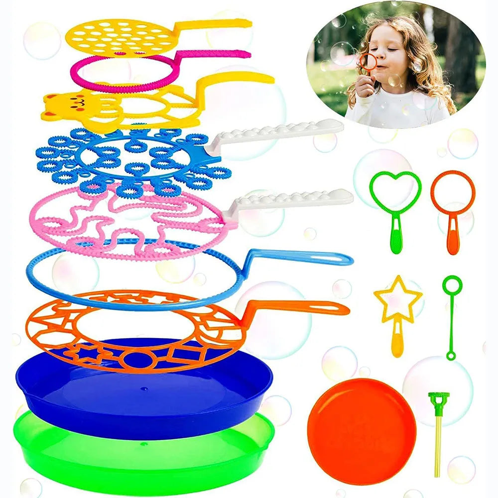 37Pcs Bubble Blowing Tools Soap Bubble Stick Set