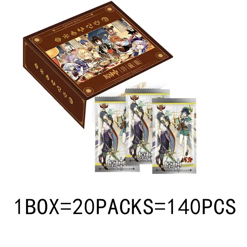 Game Anime Genshin Impact Rare Collectible Card Toy