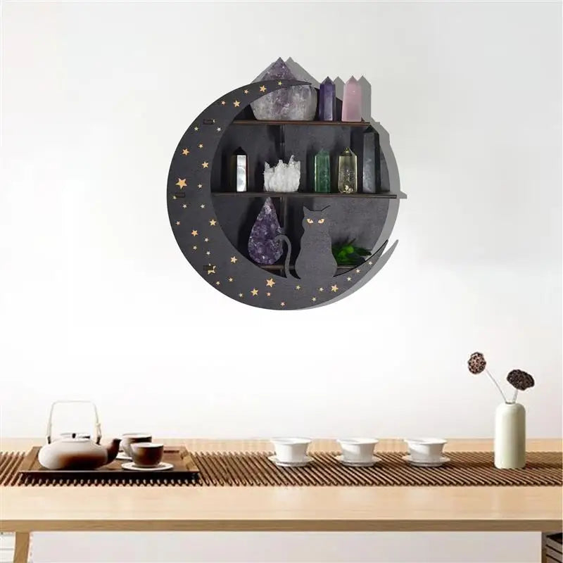 Moon Shaped Storage Rack Silicone Mold INS Wind