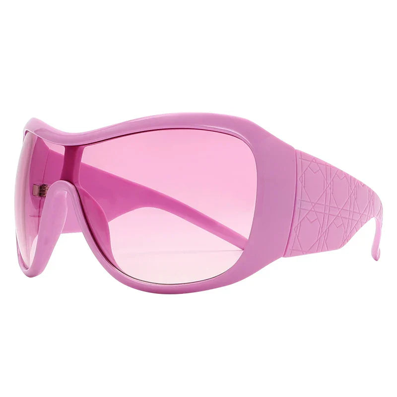 Luxury Brand Designer One-piece Sunglasses Goggle New Trendy