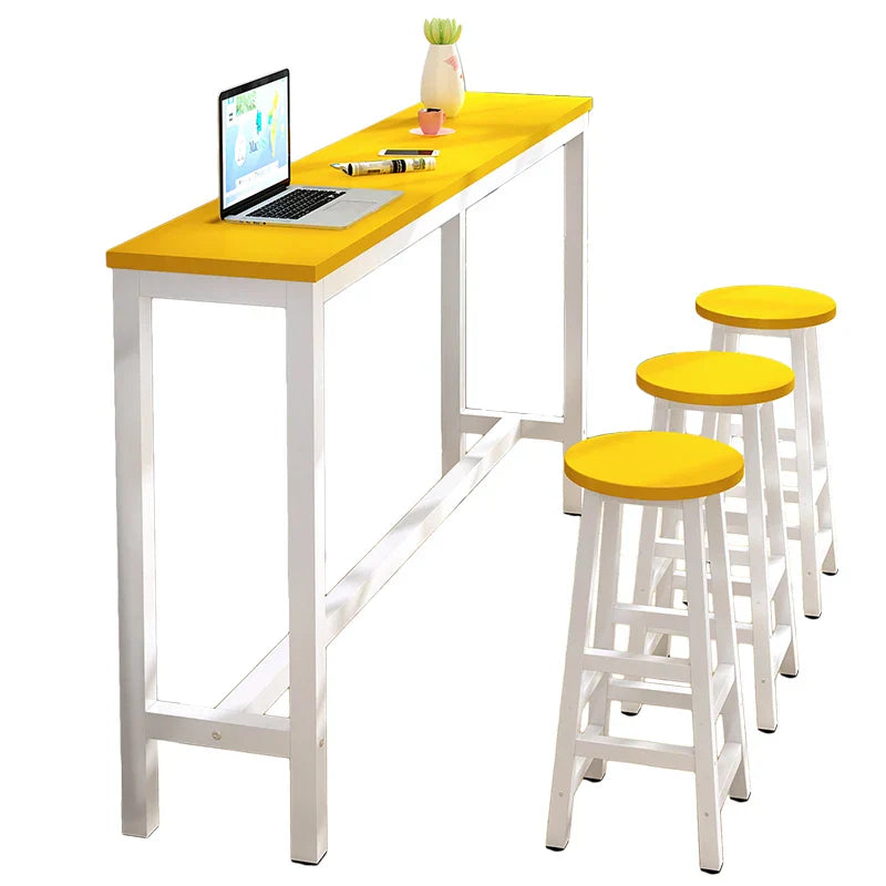 Wood Dining Bar Table Standing Restaurant Outdoor Patio