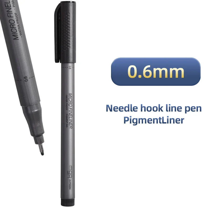 M&G PigmentLiner Needle tip pen Stabilo 0.2/0.3 sketch