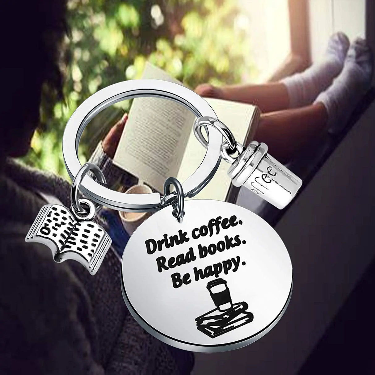 Book Lovers Gift Coffee Lovers Gift Drink Coffee