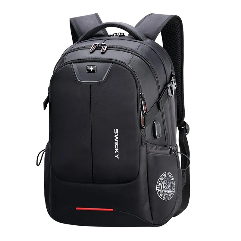 17''Laptop Backpack For Men USB Port Backpack Travel
