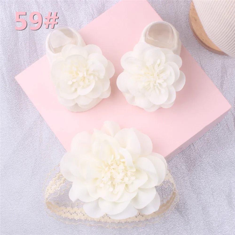 1 Set Cute Gift Bow Flowers Baby Girls