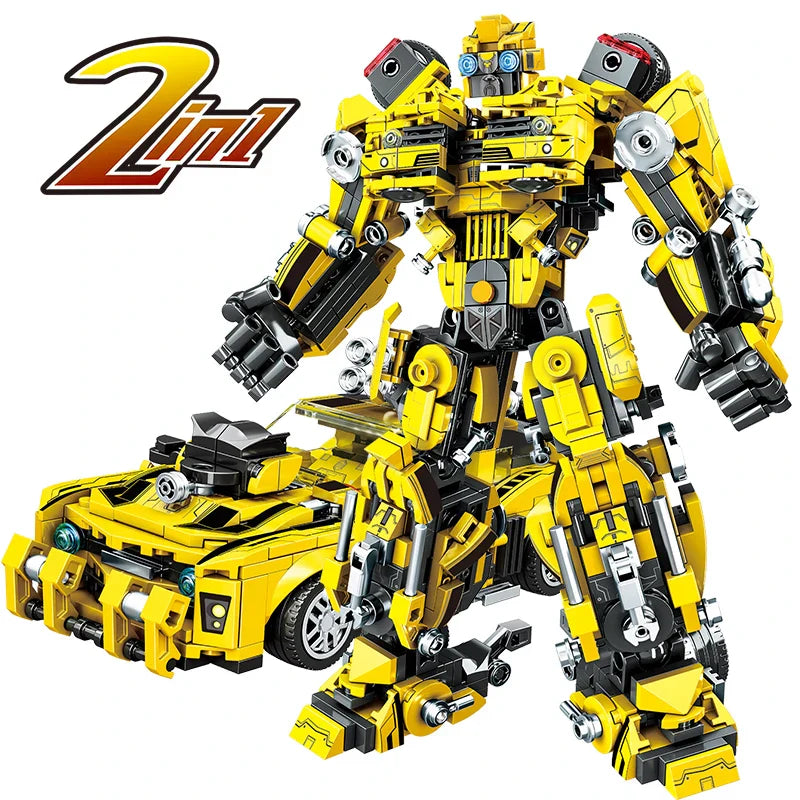 New 2 in 1 Deformation Robot Mecha Building