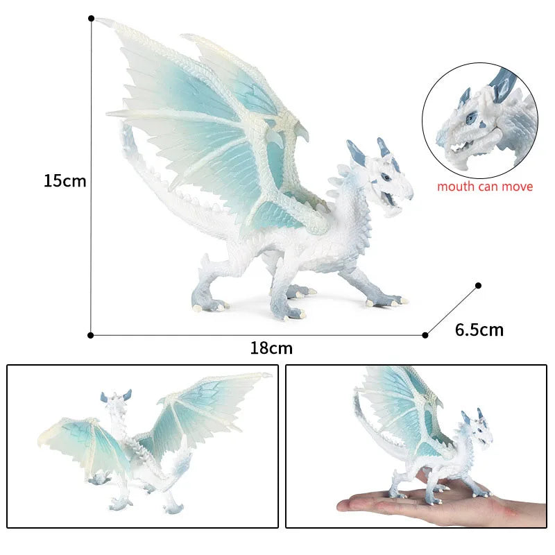 simulation dragon figurines model Savage Flying Magic Dragon