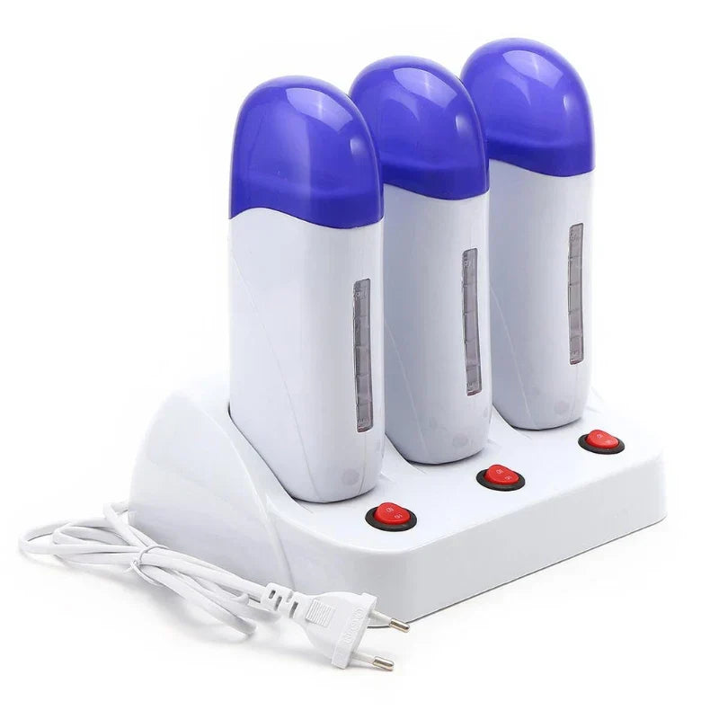 D0AB Portable Hot Wax Depilatory Roller Warmer Hair