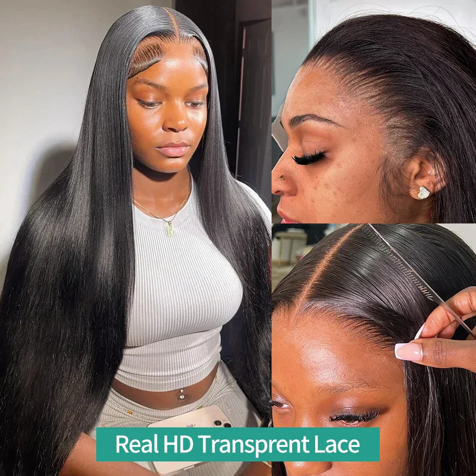 MELODIE 30 Inch Bone Straight 13X4 13x6 Lace