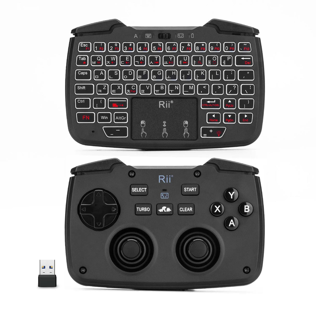 Rii RK707 2.4GHz Wireless Portable Game Controller Keyboard