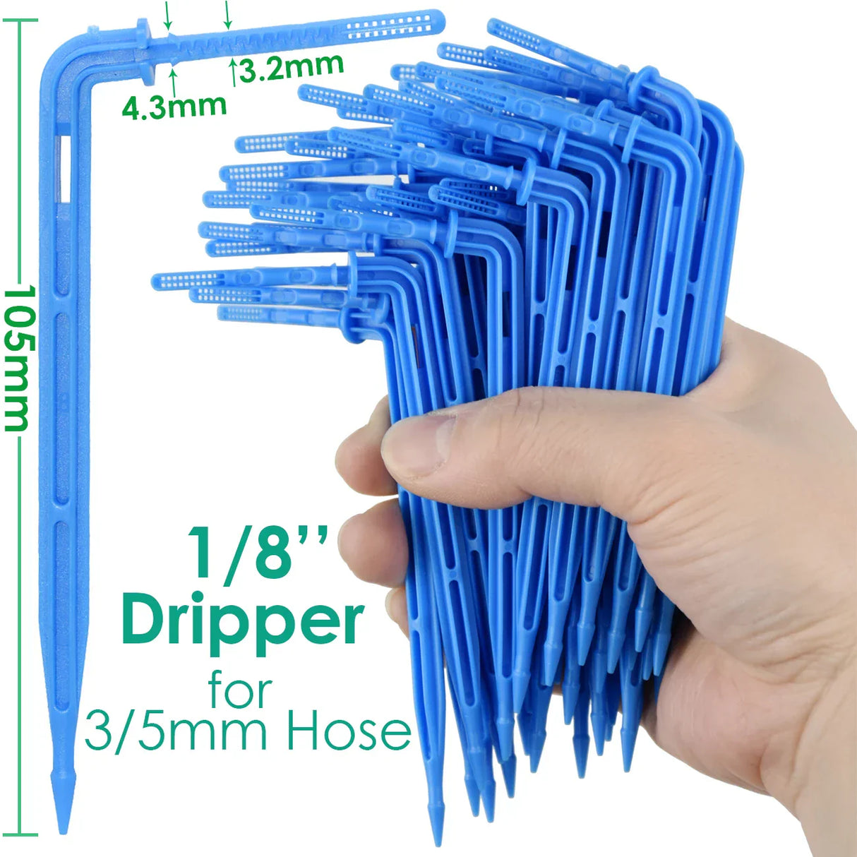 KESLA 4/7mm to 3/5mm Pipe Garden Drip Irrigation