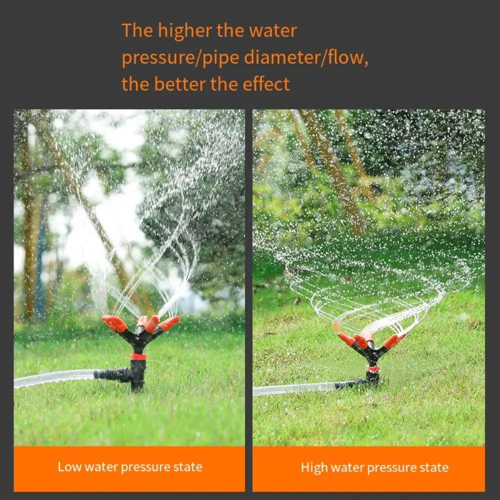 Automatic Garden Sprinkler 360 Degrees Rotary Adjustable Automatic