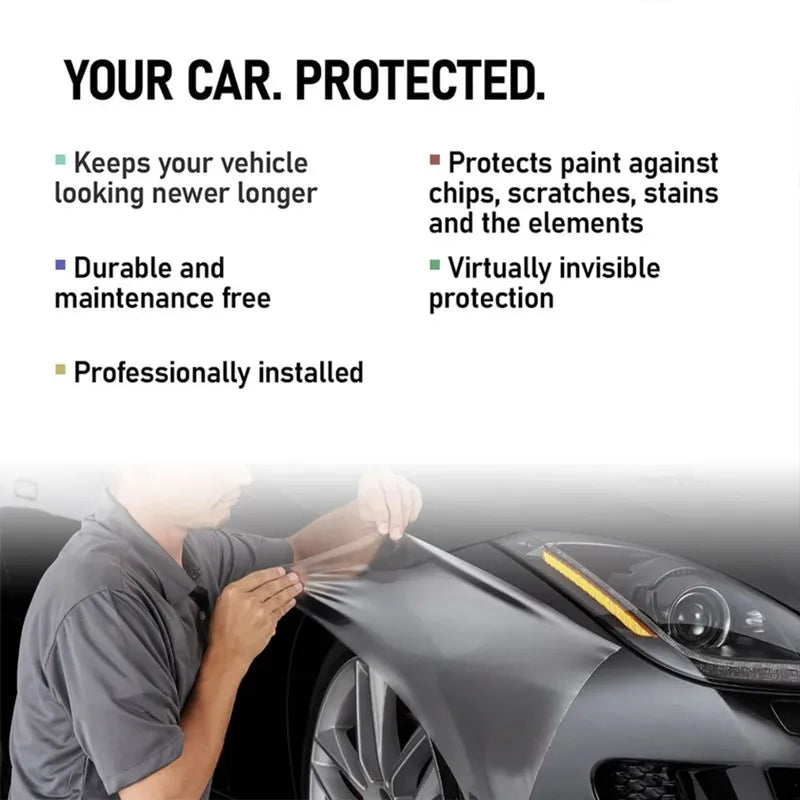 TPU Photochromic Headlight Protection Film PPF Paint Protection