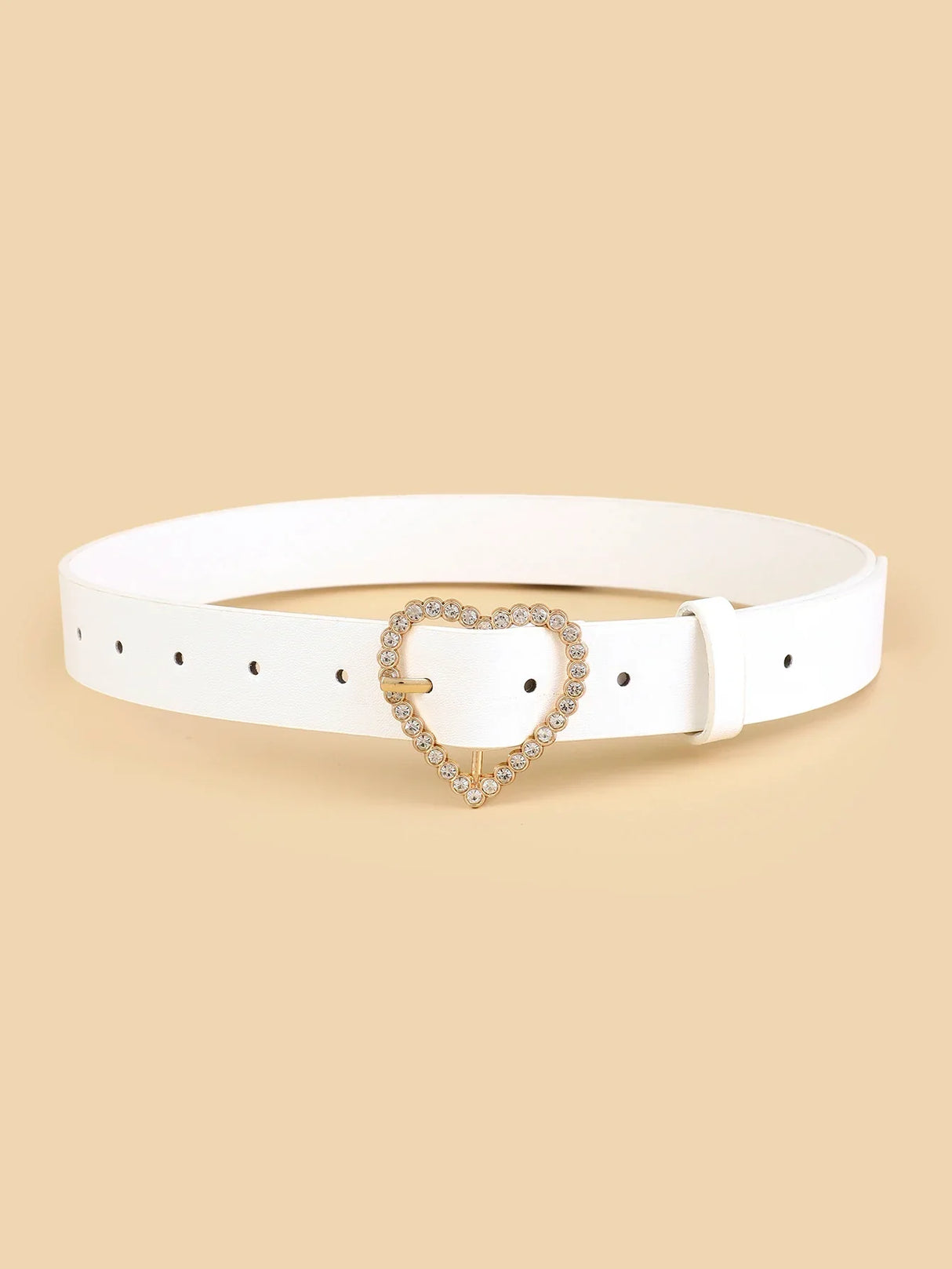 Women's New All Seasons Hot Heart-Shaped Diamond Buckle