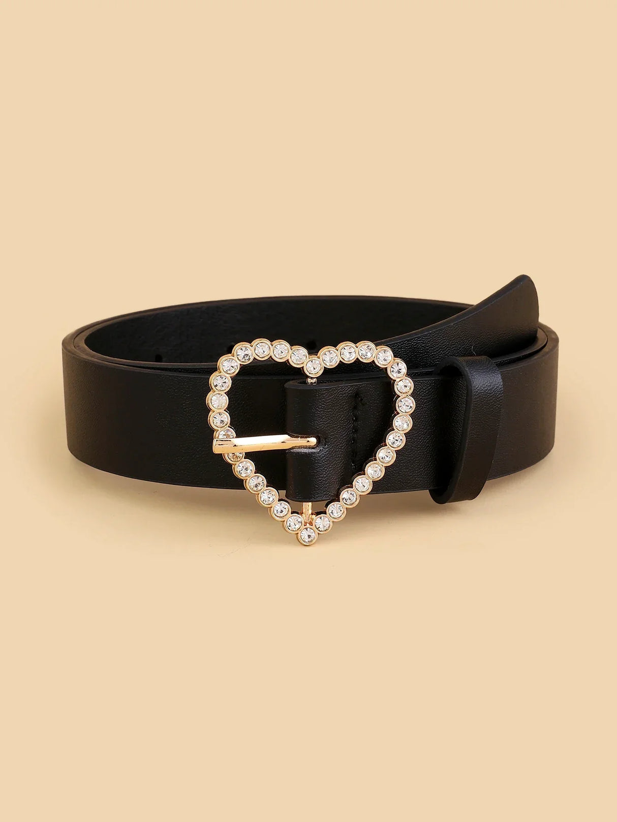 Women's New All Seasons Hot Heart-Shaped Diamond Buckle