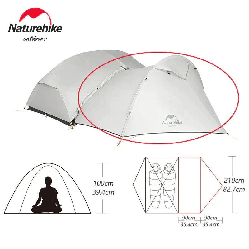 Naturehike Mongar 2 Tent 2 Person Backpacking Tent