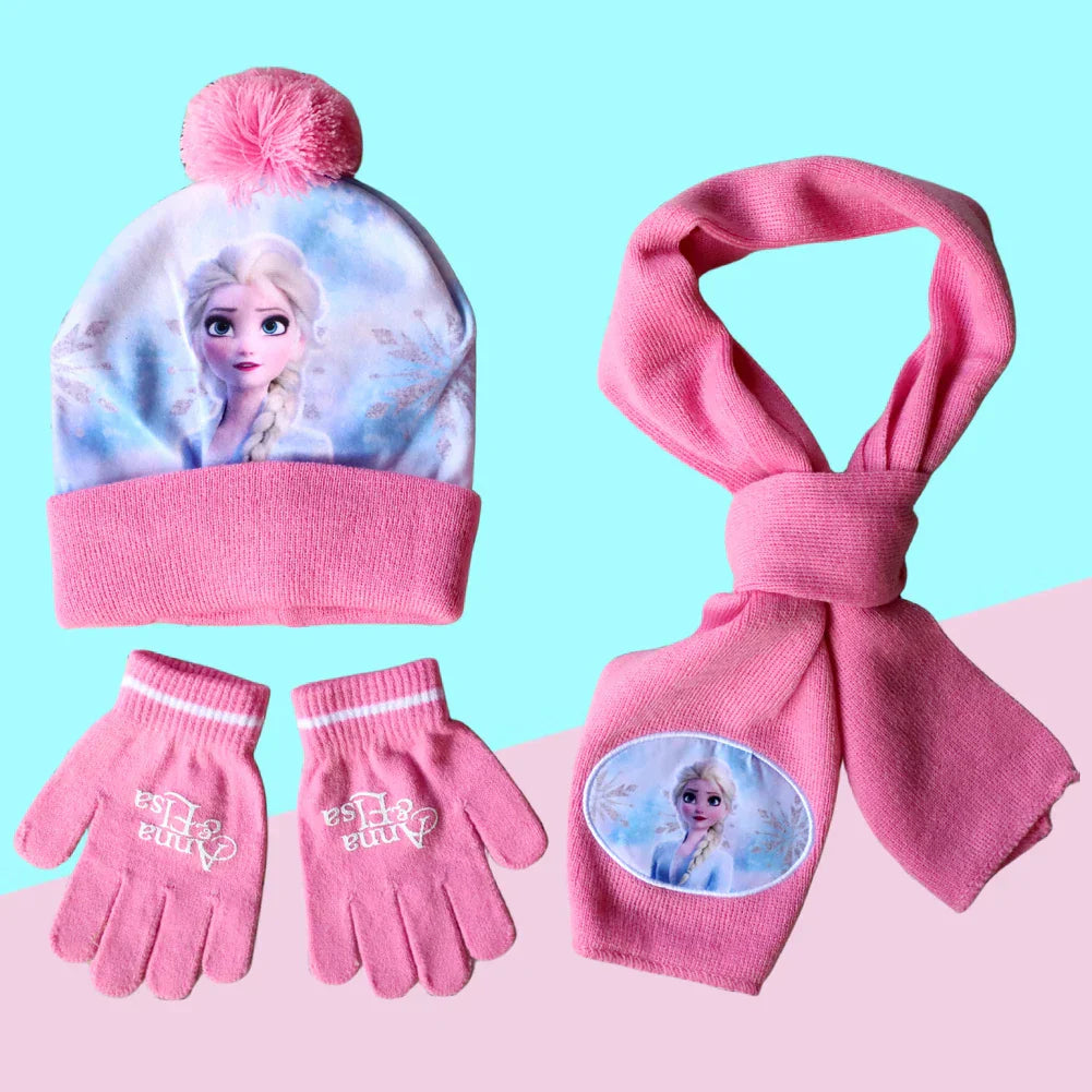 New Autumn Winter Children Hat Elsa Classics Disney