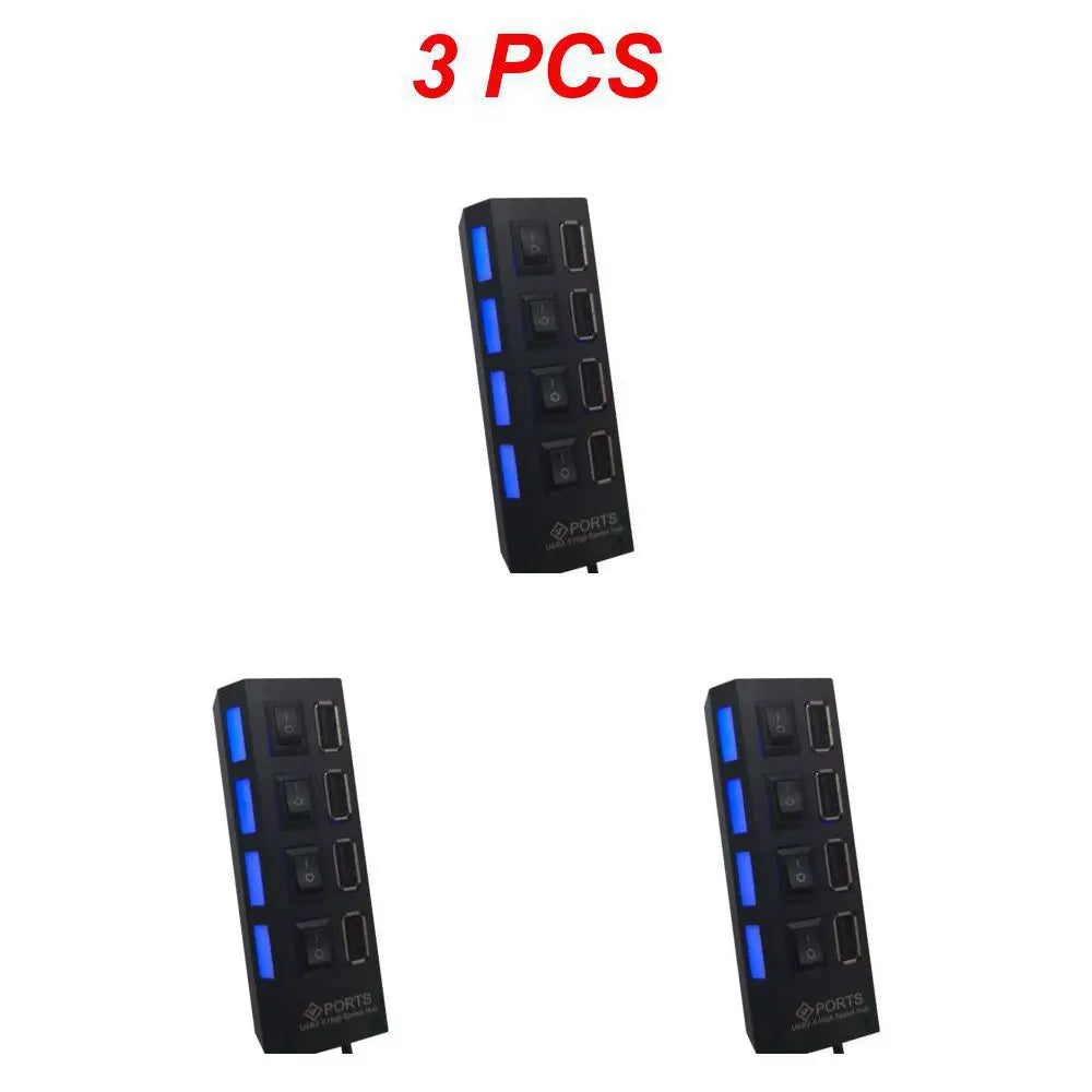 1~8PCS USB Hub USB 2.0 Hub Multi USB