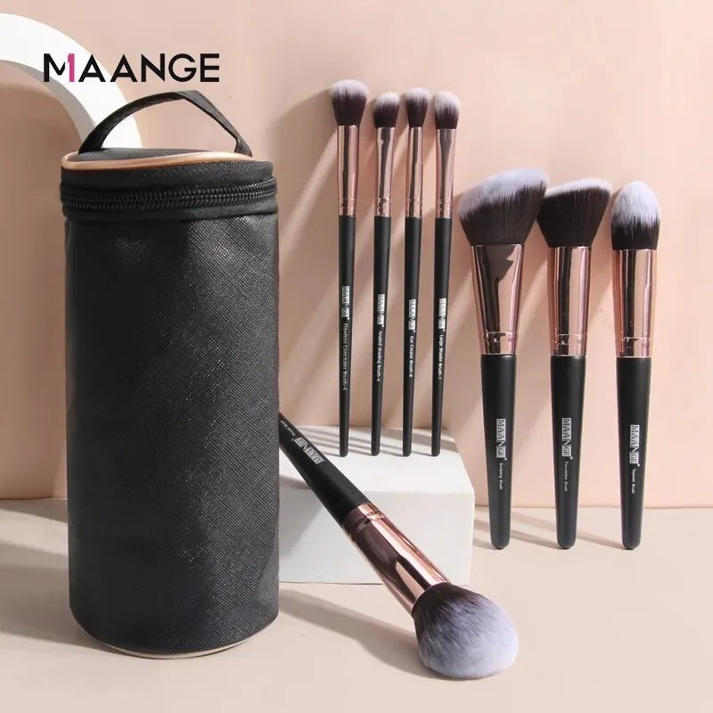 MAANGE Makeup Brush Set 18pcs Foundation Powder Concealers