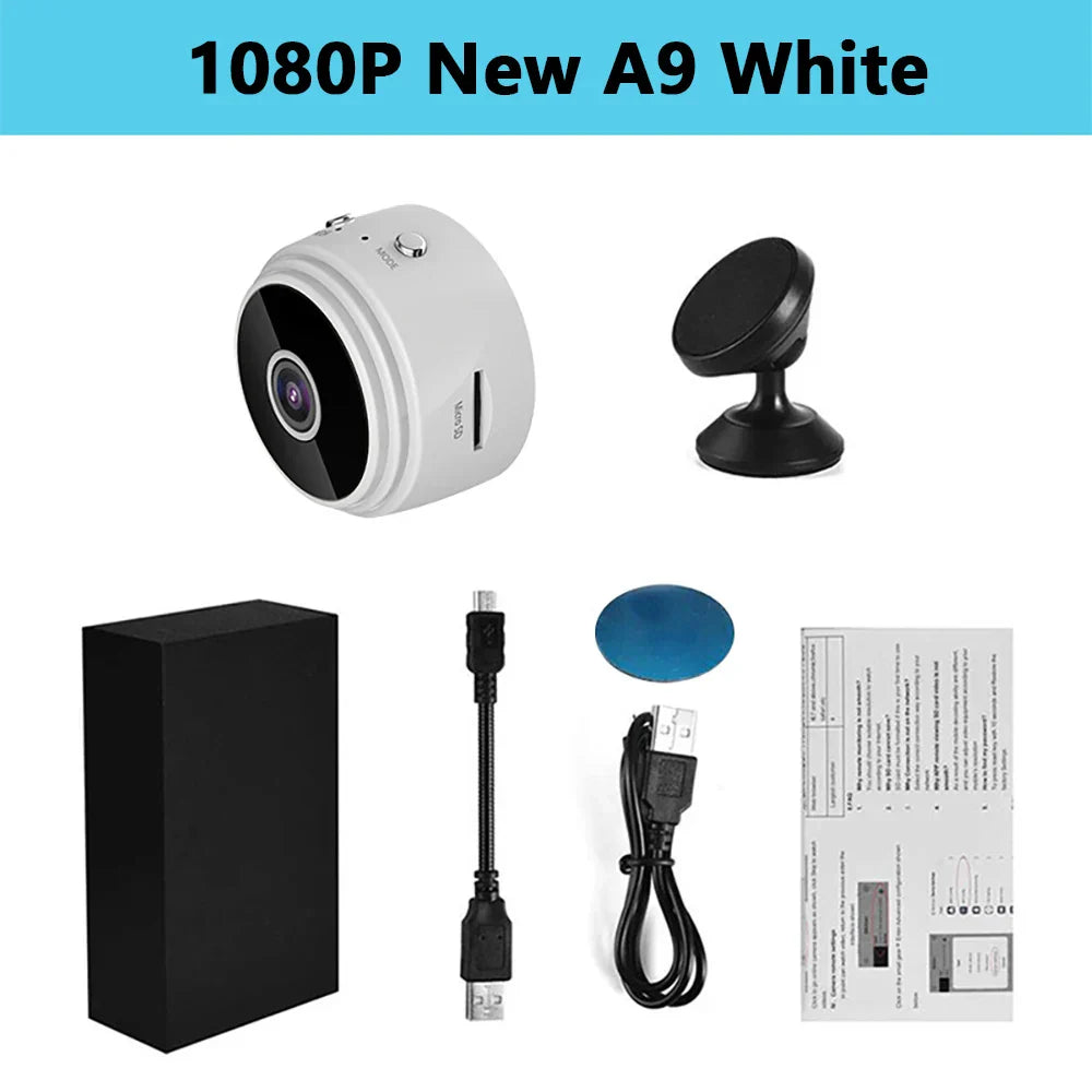 2024 Upgraded A9 Mini WiFi Camera FullHD 1080p