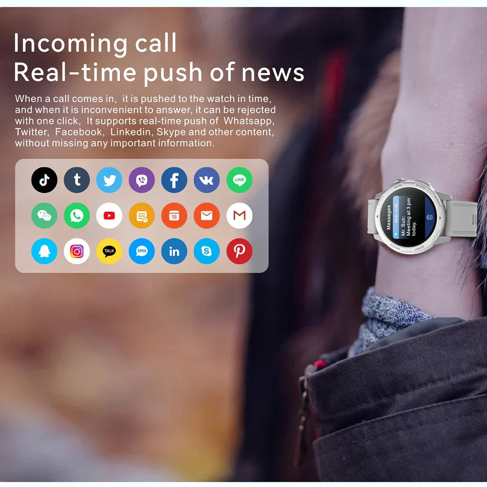 New MW04 fashion smart watch screen 360*360 resolution