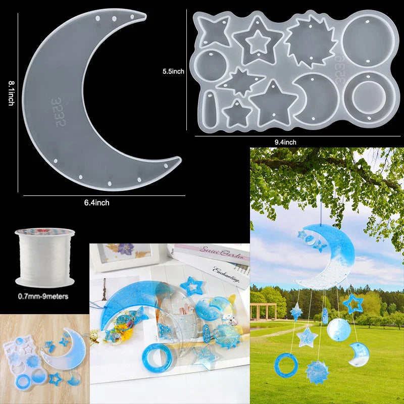Silicone Mold For Epoxy Resin Set Jewelry Casting