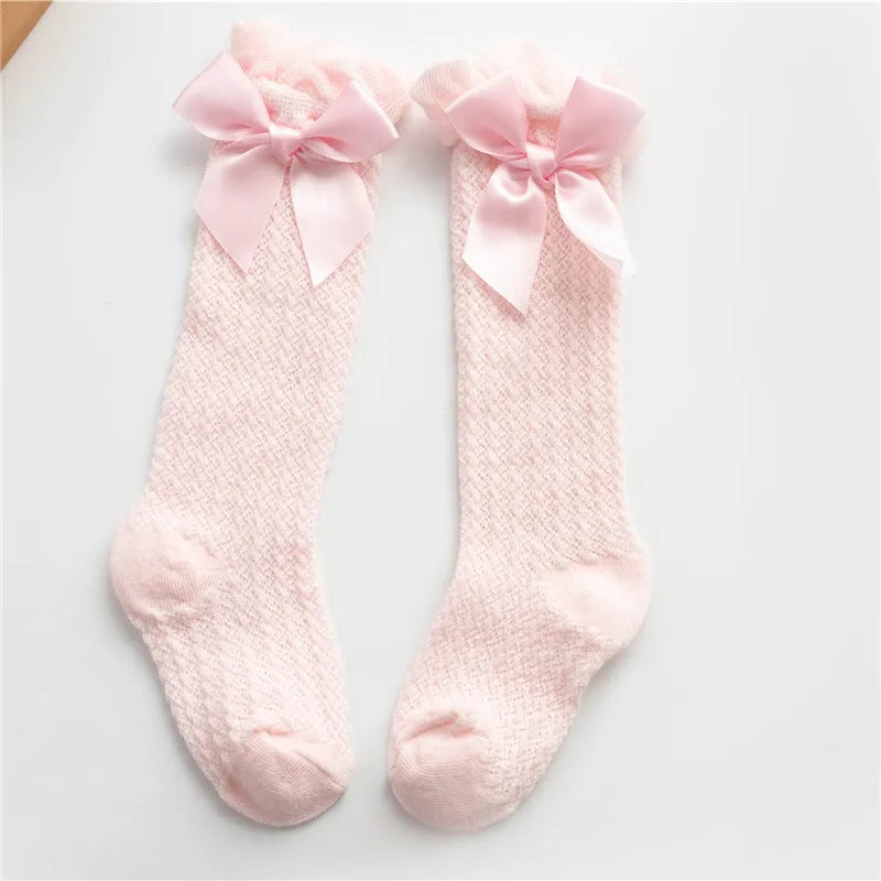 New Kids Socks Cute Bow Knot Baby Girls