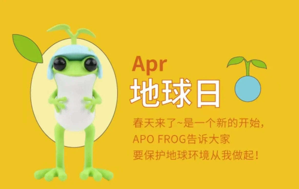 TwelveDot Apo Frogs 12 Months Figurine Xinghui Creations