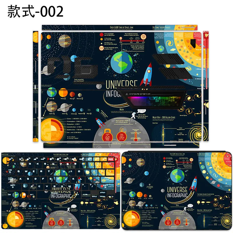 Dazzle Vinyl Laptop Special Sticker Skin Decal Protector