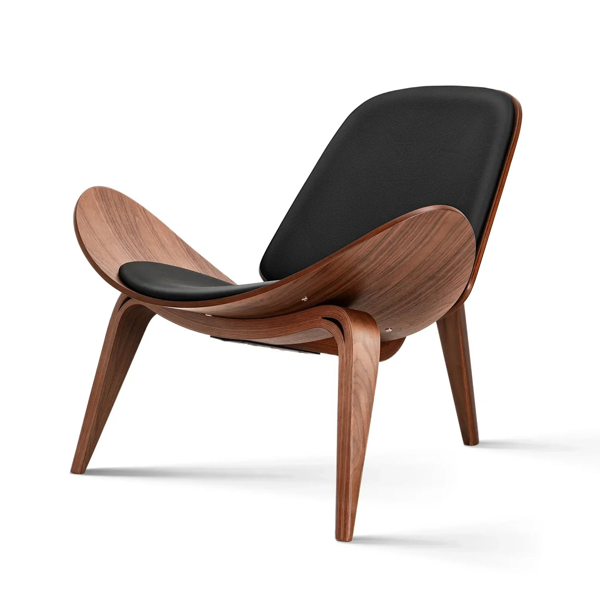 Nordic Denmark Design chair Smiling Shell Chair Simple
