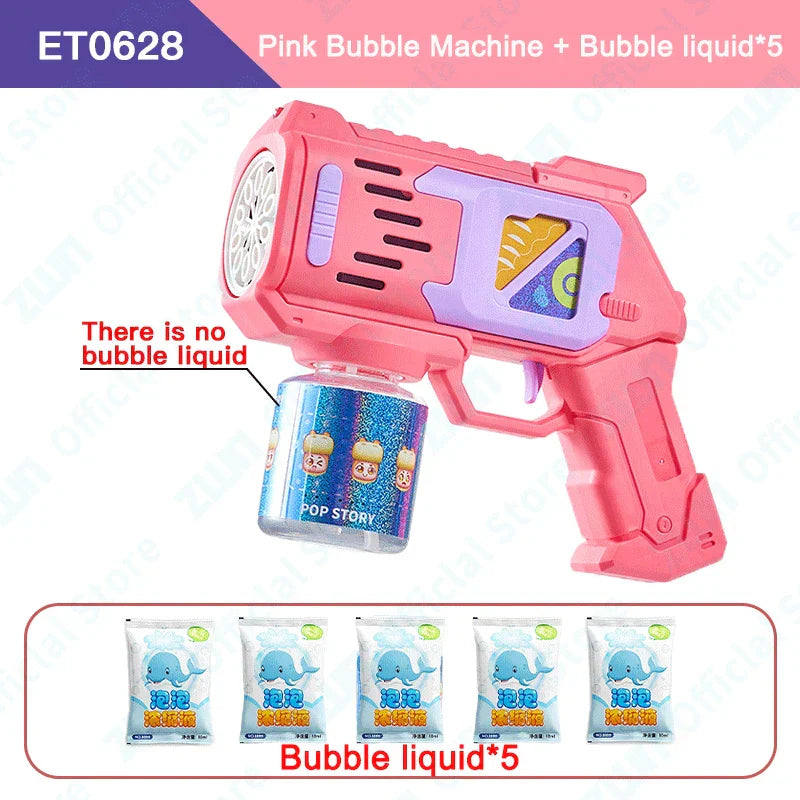 Children Bubble Gun Toy Astronaut Fully Automatic Bubble