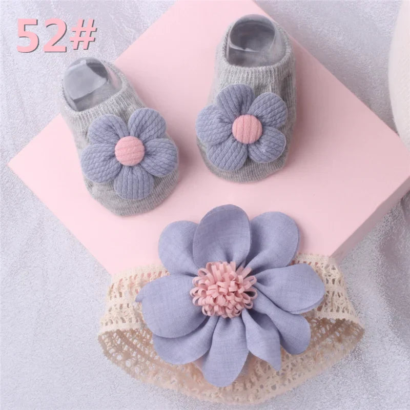 1 Set Cute Gift Bow Flowers Baby Girls