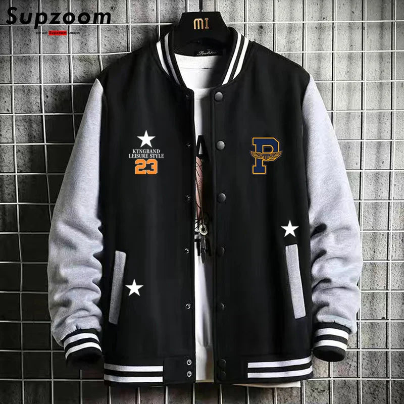 Supzoom New Arrival Fashion Fleece Casual Baseball Uniform