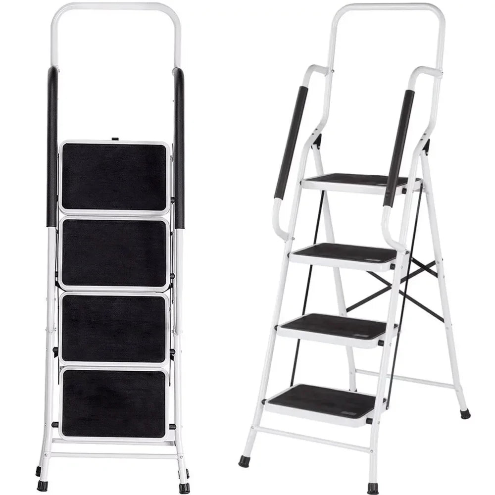 MOYU 4 Step Ladder Portable Folding Step Stool