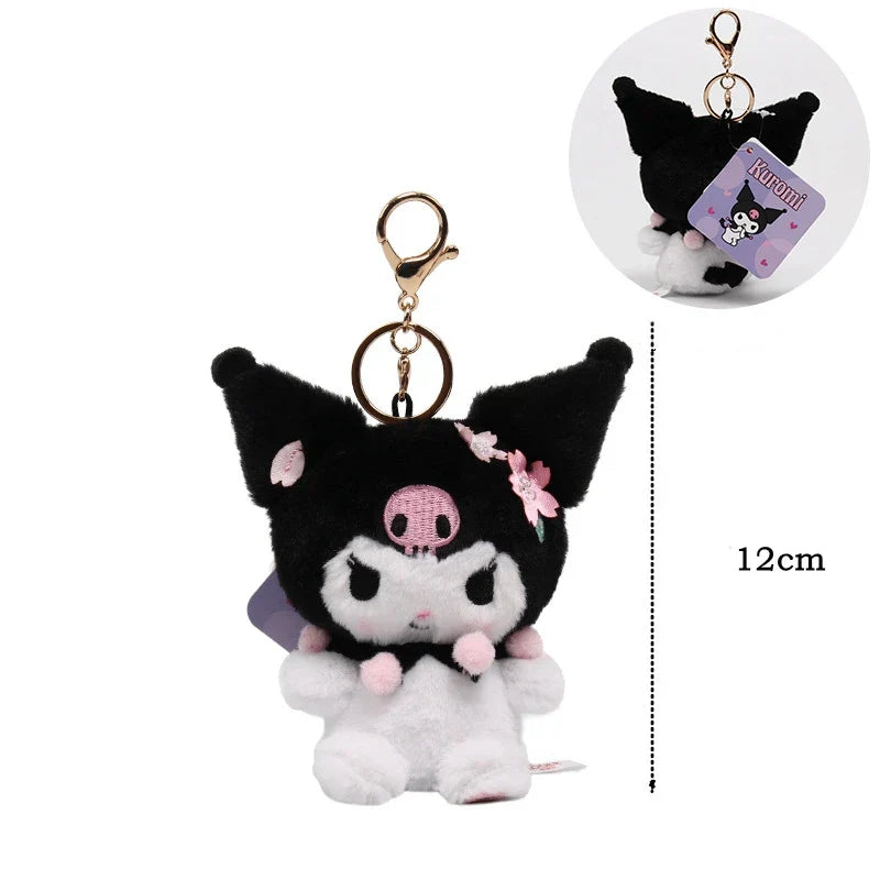 Sanrio Plush Toys Fantasy Cinnamoroll Kuromi Pendant Bag