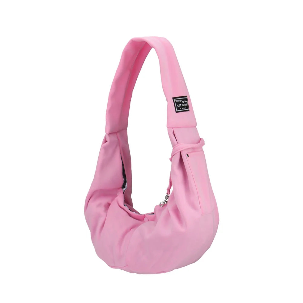 Portable Pet Shoulder Bag Phone Pocket Outdoor Carrier