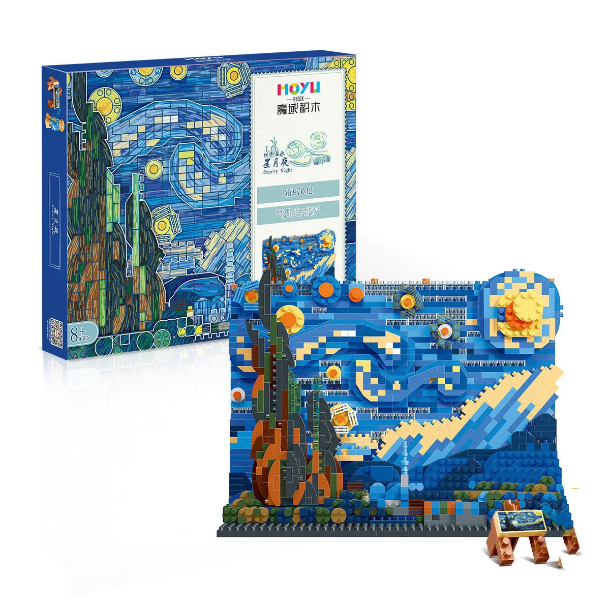 Creative Art Van Gogh Paintings Starry Night MOC