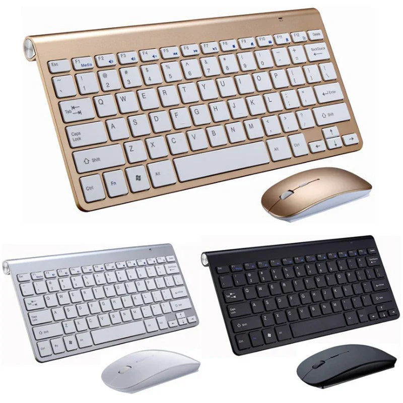 Spanish Hebrew Korean Thai Wireless Keyboard Mouse Combo