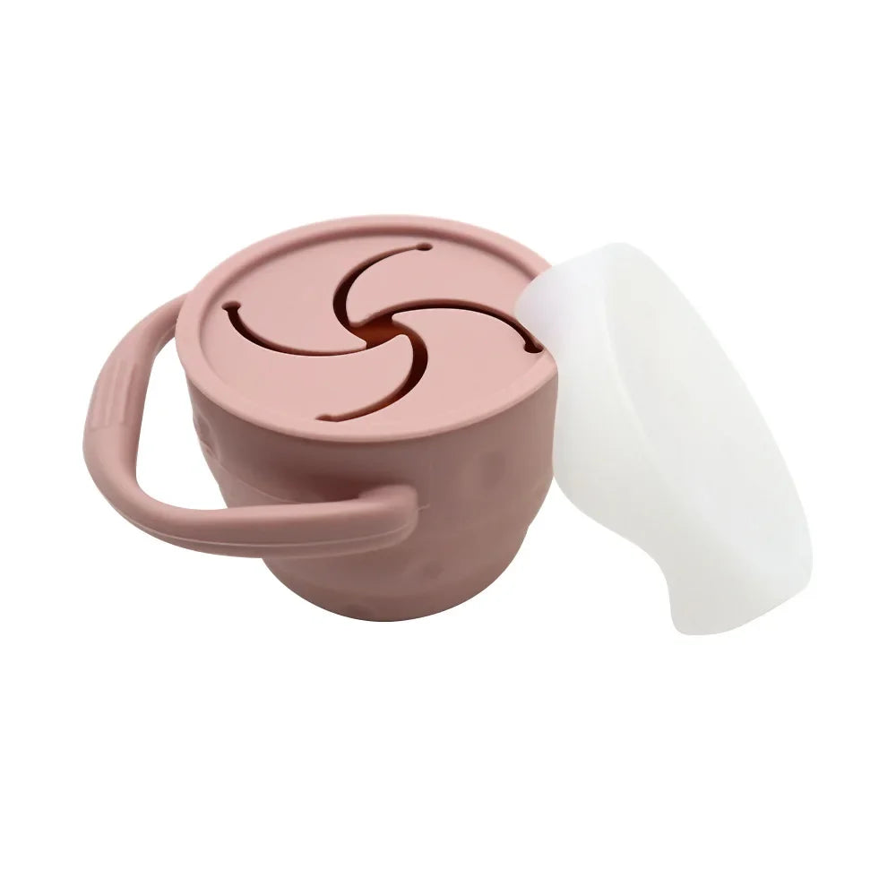 12 Color Baby Kids Silicone Snack Cup Food