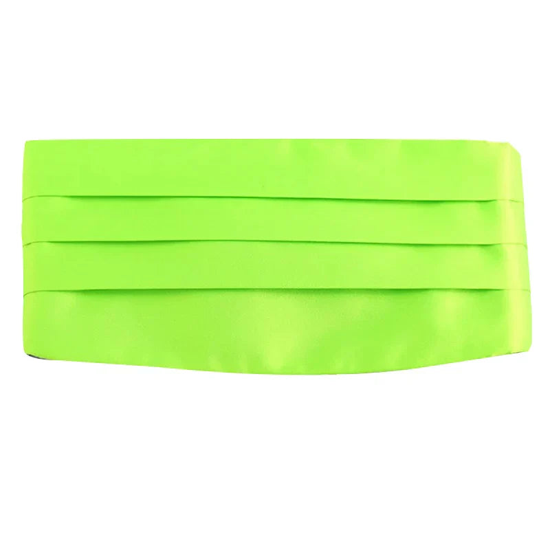 Ikepeibao Men's Classic Black Cummerbund Adjustable