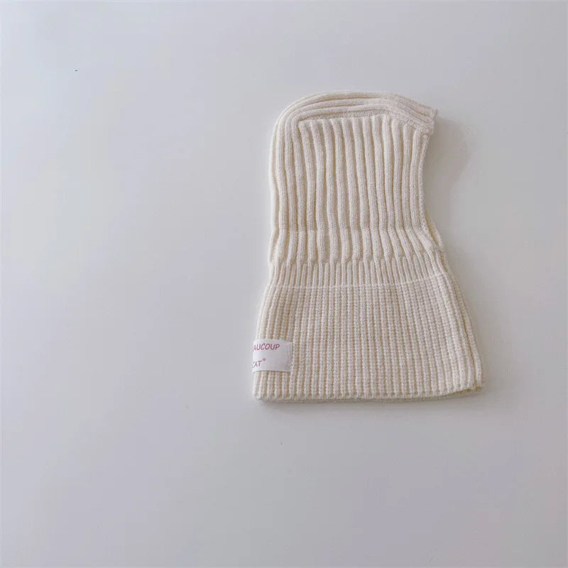 Winter Warm Solid Knit Hooded One Piece Baby
